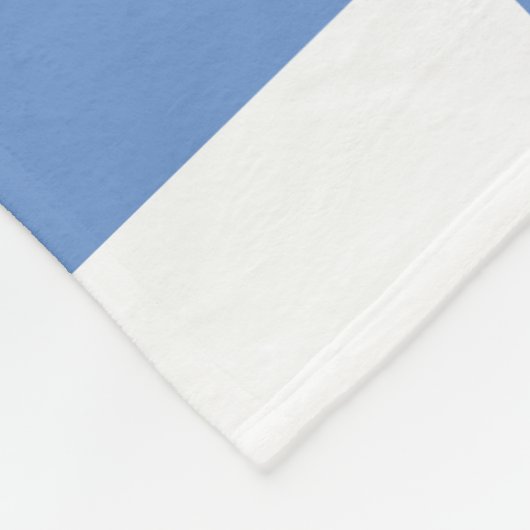 Couverture Polaire Motif en vichy bleu (Coin)