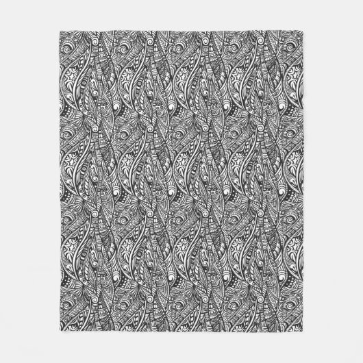 Couverture Polaire Motif ethnique 3 (Devant)