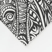 Couverture Polaire Motif ethnique 3 (Coin)