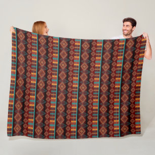 Couverture Polaire Motif ethnique du sud-ouest de natif américain