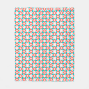 Couverture Polaire Motif ethnique multicolore