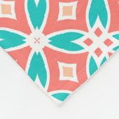 Couverture Polaire Motif ethnique multicolore (Coin)