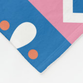 Couverture Polaire Motif ethnique sans couture. Impression artistique (Coin)