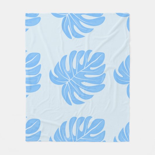 Couverture Polaire Motif ethnique sans couture tropicale avec départ  (Devant)