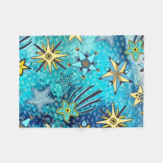 Couverture Polaire Motif étoile (Devant (Horizontal))