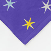 Couverture Polaire Motif étoile coloré (Coin)