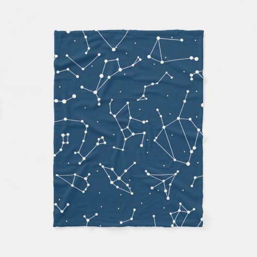 Couverture Polaire Motif étoile Constellation (Devant)