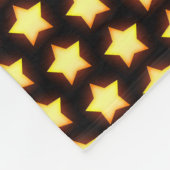 Couverture Polaire Motif étoile dorée (Coin)