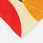 Couverture Polaire Motif feuille (Coin)