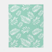 Couverture Polaire Motif feuille 14 (Devant)