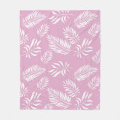 Couverture Polaire Motif feuille 15 (Devant)