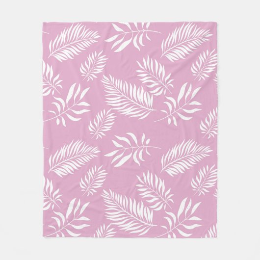 Couverture Polaire Motif feuille 15 (Devant)