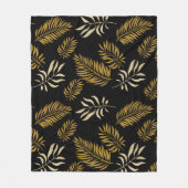 Couverture Polaire Motif feuille 16 (Devant)