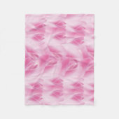 Couverture Polaire motif feuille, rose (Devant)