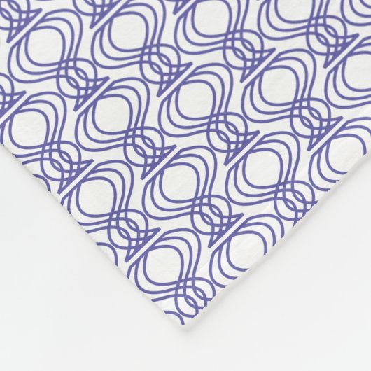 Couverture Polaire Motif final bleu (Coin)