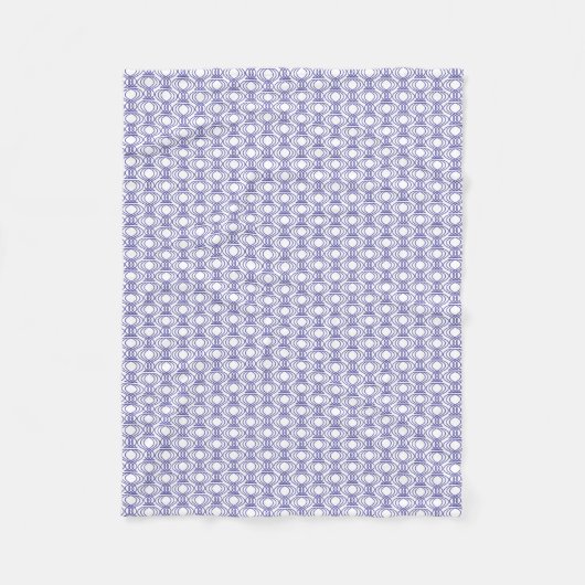 Couverture Polaire Motif final bleu (Devant)