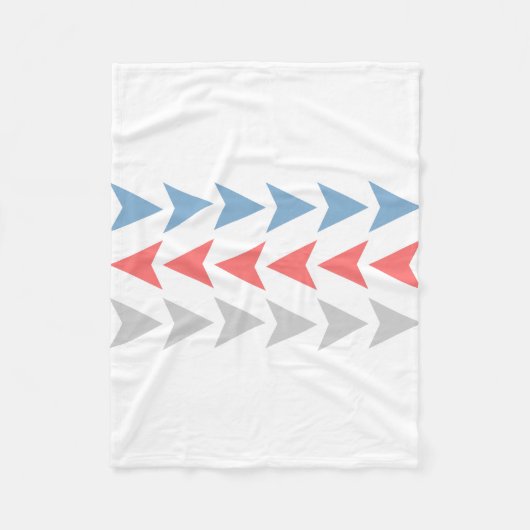 Couverture Polaire Motif Flèche (Devant)