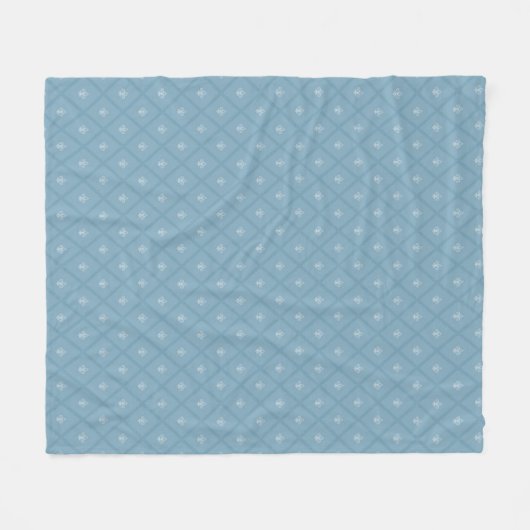 Couverture Polaire motif Fleur-De-lis (Devant (Horizontal))