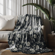 Motif Fleurs Gothiques