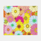 Couverture Polaire motif floral (Devant (Horizontal))