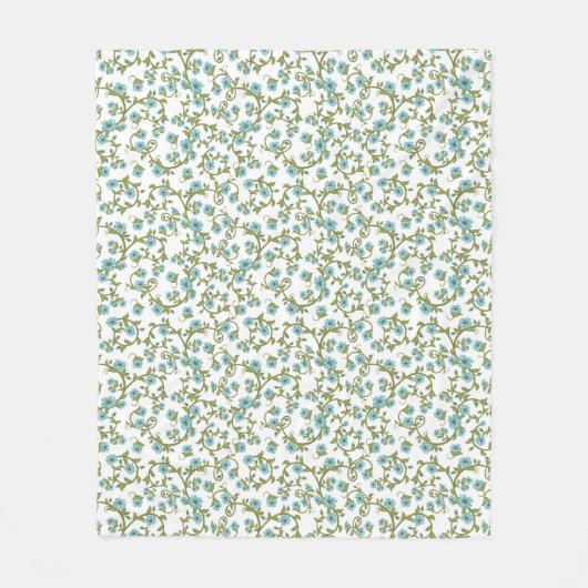 Couverture Polaire Motif floral 12 (Devant)
