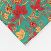 Couverture Polaire Motif floral 2 (Coin)