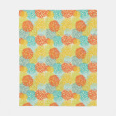Couverture Polaire Motif floral 3 (Devant)
