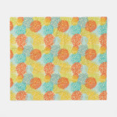 Couverture Polaire Motif floral 3 (Devant (Horizontal))