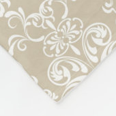 Couverture Polaire Motif floral 4 (Coin)