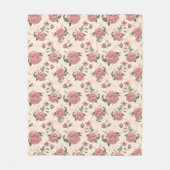 Couverture Polaire Motif floral 5 (Devant)
