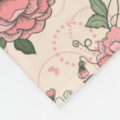 Couverture Polaire Motif floral 5 (Coin)