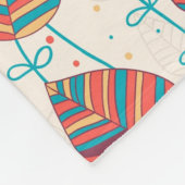 Couverture Polaire Motif floral 5 2 (Coin)