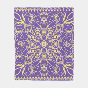 Couverture Polaire motif floral Abstrait. géométrie, conception manda
