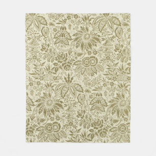 Couverture Polaire Motif floral Antique Damask Paisley