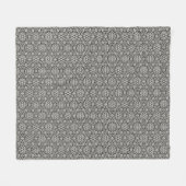 Couverture Polaire Motif floral arabe (Devant (Horizontal))