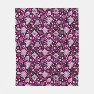 Couverture Polaire Motif floral de Valentine