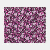 Couverture Polaire Motif floral de Valentine (Devant (Horizontal))