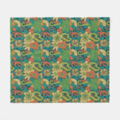 Couverture Polaire Motif floral d'été (Devant (Horizontal))