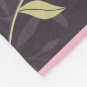 Couverture Polaire Motif floral moderne Big rose (Coin)