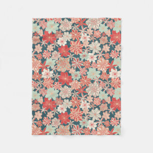 Couverture Polaire Motif floral sans couture