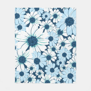 Couverture Polaire Motif floral sans soudure / textile de fleur, ab