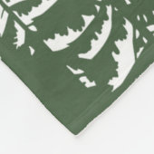 Couverture Polaire Motif forestier (Coin)