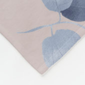 Couverture Polaire Motif fraise avec framboises et blackberri (Coin)