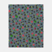 Couverture Polaire Motif framboise 2 (Devant)