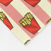 Couverture Polaire Motif français Fries (Coin)