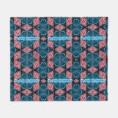 Couverture Polaire Motif futuriste fractal Pure Energy (Devant (Horizontal))