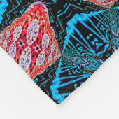 Couverture Polaire Motif futuriste fractal Pure Energy (Coin)