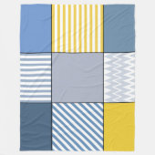 Couverture Polaire Motif géométrique (Devant)