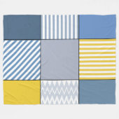 Couverture Polaire Motif géométrique (Devant (Horizontal))