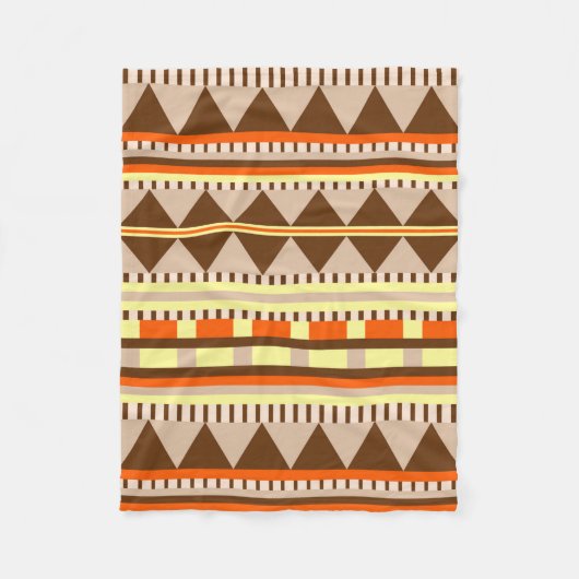 Couverture Polaire Motif géométrique (Devant)